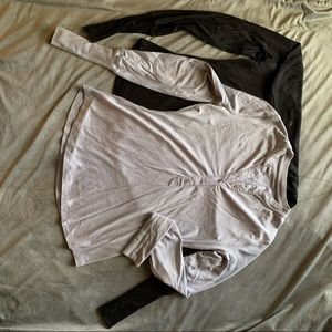 Lululemon long sleeve shirt in lilac/light blue